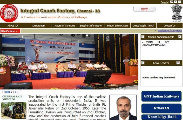 ICF Chennai Recruitment 2021