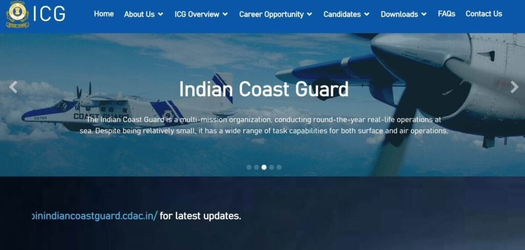 Indian Coast Guard Vacancy 2021